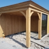 LANDELIJK CARPORT MET PLAT DAK